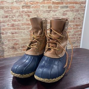 LL Bean Women’s Duck Boots Size 8